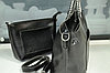 Черная  сумка, + маленькая сумочка, фото 3