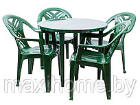 Набор пластиковой мебели Престиж 1+4 (Зеленый, красный, вишневый, темно-синий, белый)