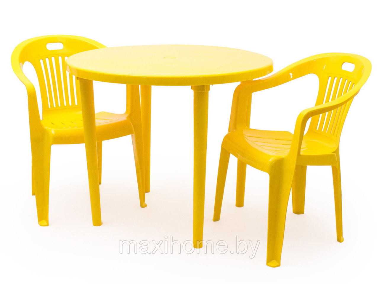 Набор пластиковой мебели Комфорт 1+2 (Зеленый, красный, вишневый, темно-синий, белый) - фото 7 - id-p94965926
