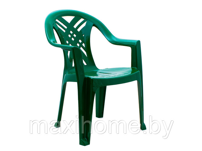 Стул пластиковый кресло "Престиж", (зеленый) (ID#94966077), цена: 44 ...