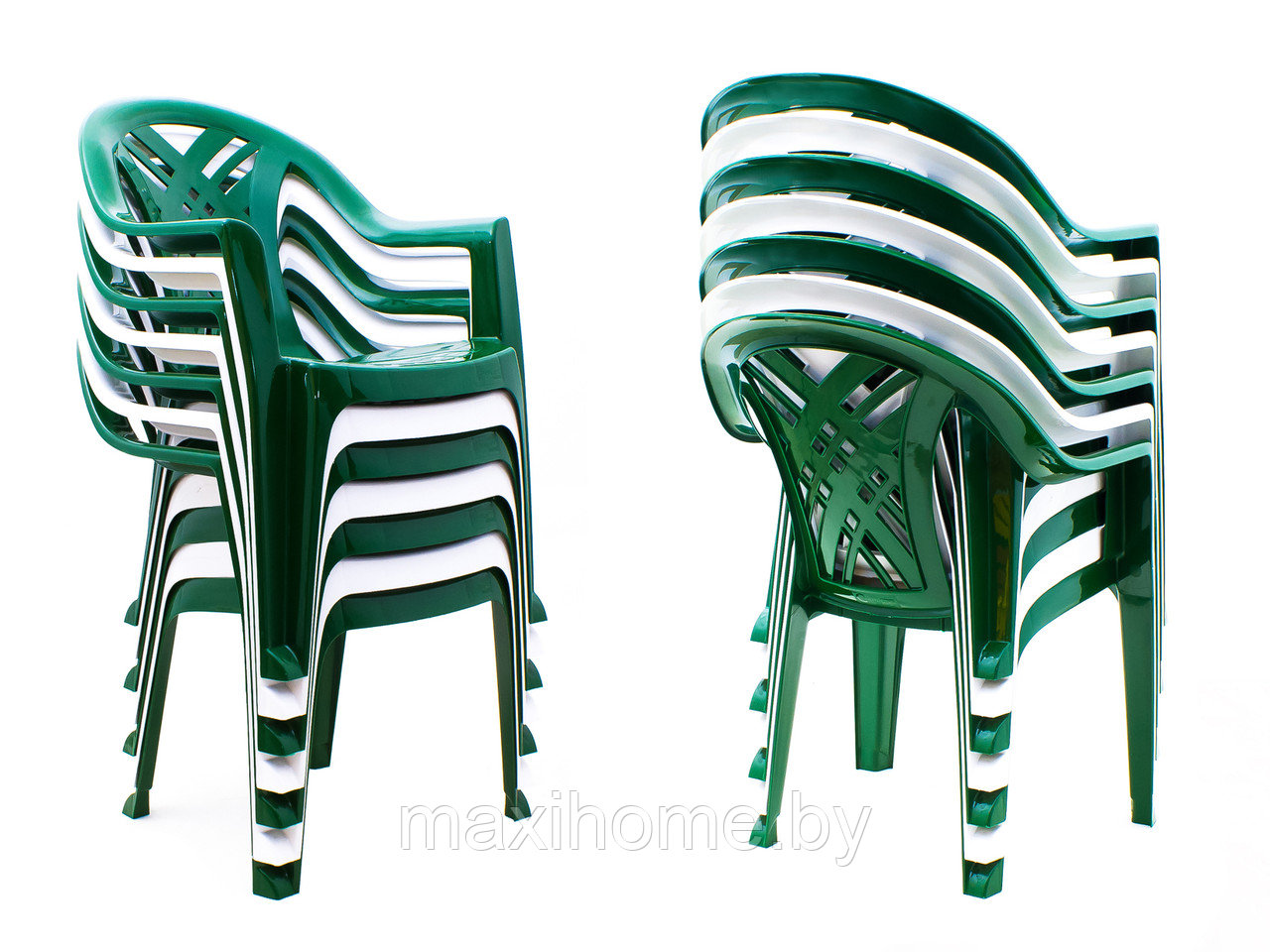 Стул пластиковый кресло "Престиж", (зеленый) - фото 3 - id-p94966077