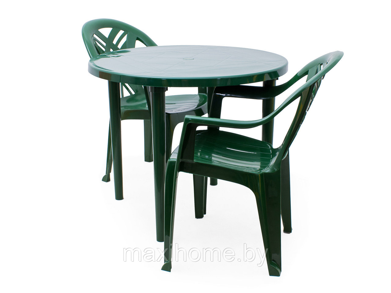 Стул пластиковый кресло "Престиж", (зеленый) - фото 4 - id-p94966077