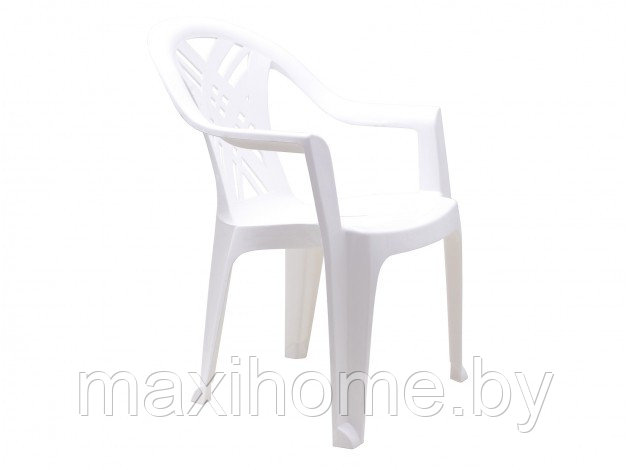 Стул пластиковый кресло "Престиж", (белый) - фото 1 - id-p94966102