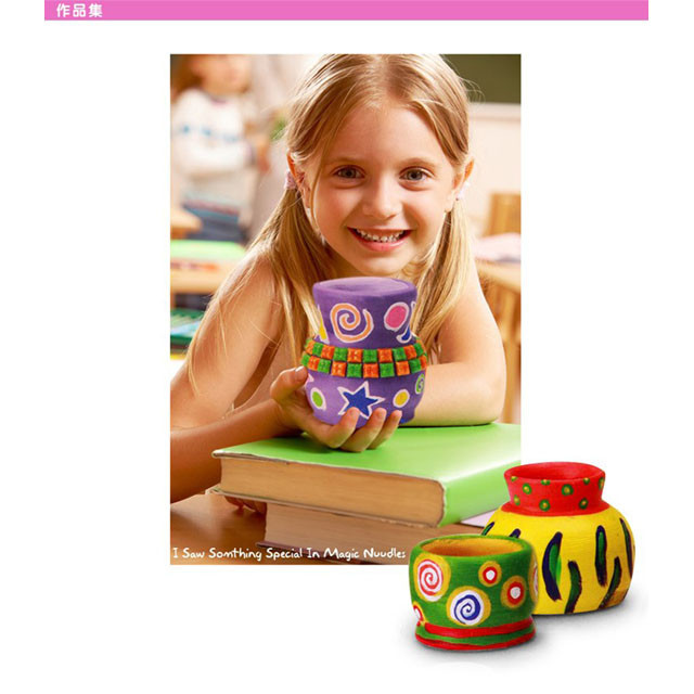 Детский гончарный набор с полимерной глиной и красками 104 - фото 7 - id-p94966121