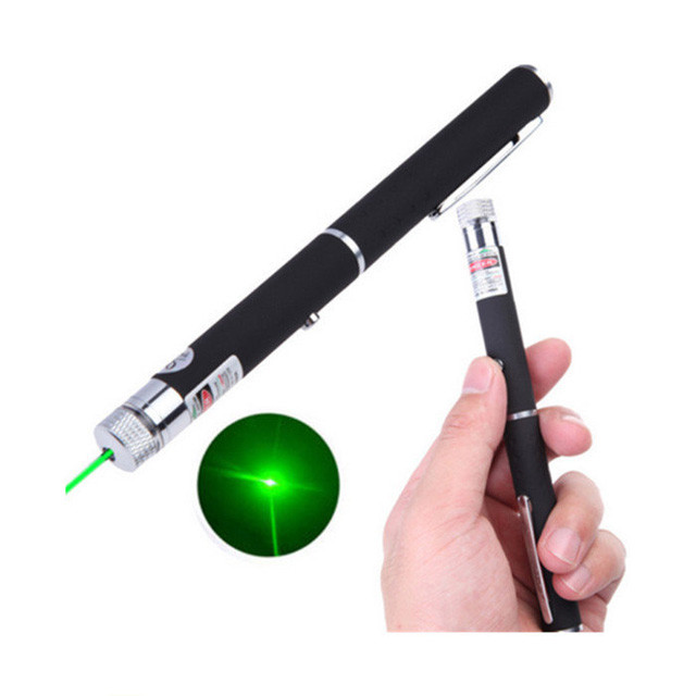Лазерная указка Green Laser Pointer с 1 активной насадкой L04-1