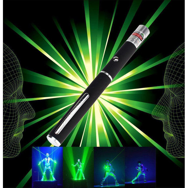 Лазерная указка Green Laser Pointer с 1 активной насадкой L04-1 - фото 4 - id-p94967182