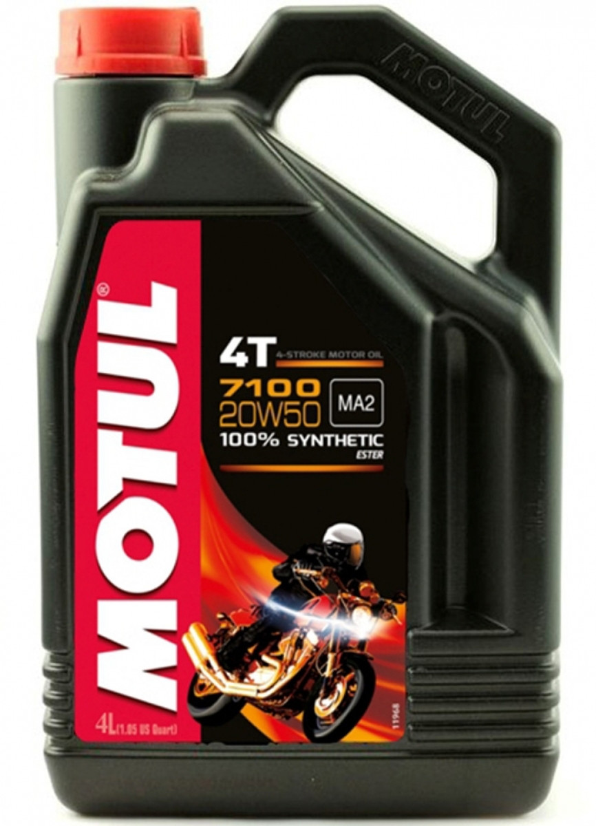 Масло моторное синтетика Motul 7100 20W50 4T, 4 литра