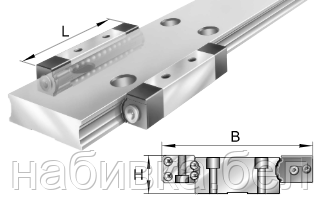 Линейная опора качения KUVS 13-B