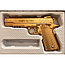 Пистолет детский металлический  Colt Air Soft Gun K-35DF золото, фото 2