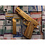 Пистолет детский металлический  Colt Air Soft Gun K-35DF золото, фото 4