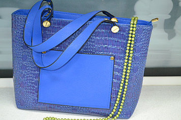 Красивая Синяя сумка