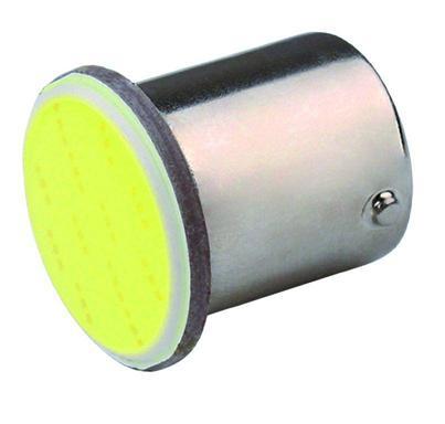 Светодиодная лампа (1шт)  R5W 12V BA15s (COB, белый, повышен. яркости) 92105 COB 12V white