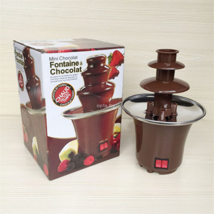 Мини Шоколадный фонтан Mini Chocolate Fondue Fontaine - фото 4 - id-p95001280