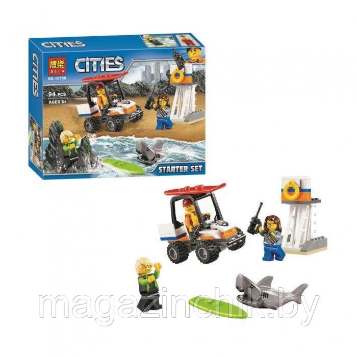 Конструктор Сити Береговая охрана 10750, аналог LEGO City (Лего Сити) 60163