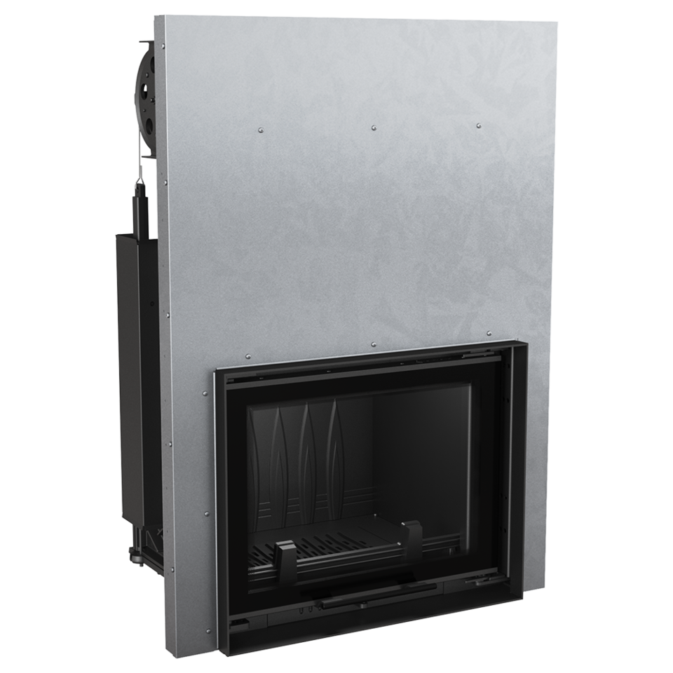 Каминная топка Kratki Zuzia/G подъем вверх 16 kw