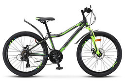 Велосипед Stels Navigator 450 MD 24 V030  (Серо-зеленый)