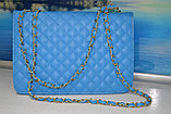 Стильная голубая сумочка, фото 3