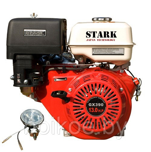 Двигатель бензиновый Stark GX390 (13 л.с., шпонка 25 мм, фара)
