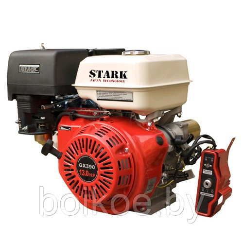 Двигатель Stark GX390 FЕ-R (сцепление и редуктор 2:1, 13 л.с., шпонка 22 мм, электростартер)