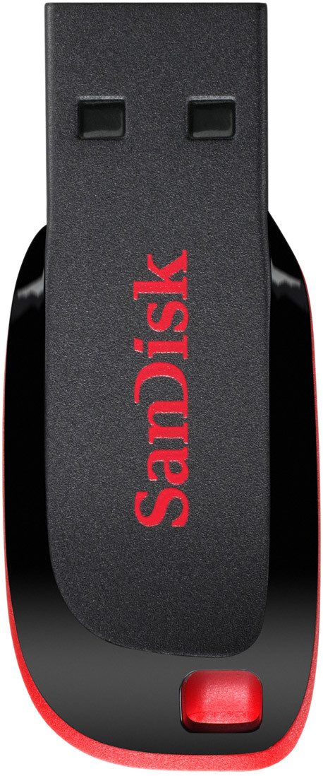 USB Flash SanDisk Cruzer Blade Black 64GB (SDCZ50-064G-B35) - фото 1 - id-p95089959