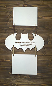 Декоративное панно c Бэтменом для папы 