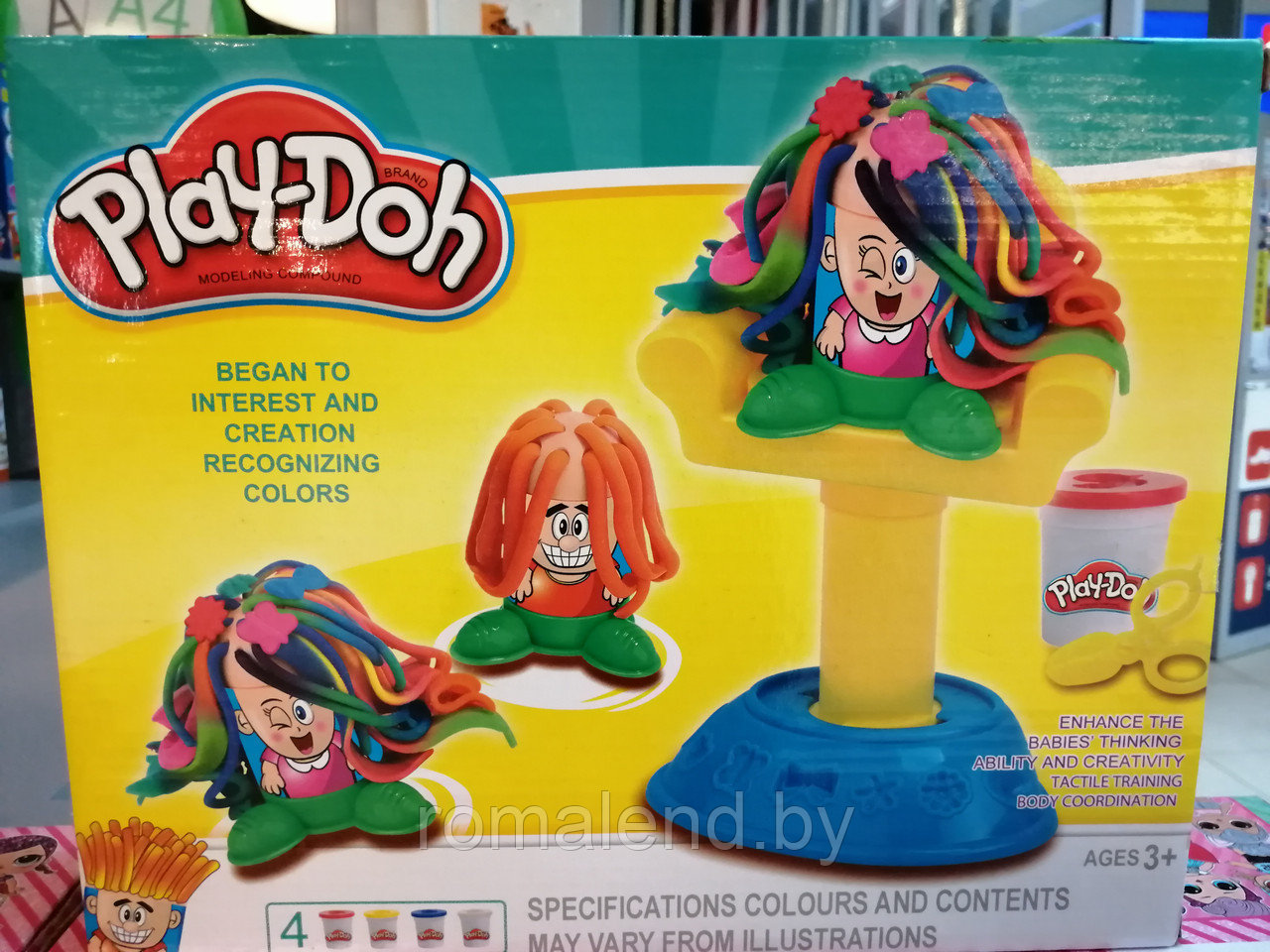 Набор пластилина Play-Doh "Сумасшедшие прически" - фото 4 - id-p87996138