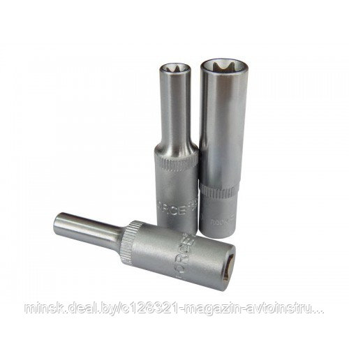 Головка Е-профиль глубокая 1/4" E10 Rock FORCE RF-5265010
