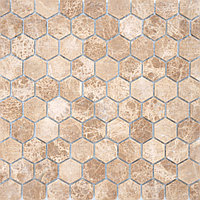 Мозаика из камня Мозаика Pietrine Emperador Light MAT Hexagon 305х295мм