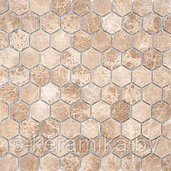 Мозаика из камня Мозаика Pietrine Emperador Light MAT Hexagon 305х295мм