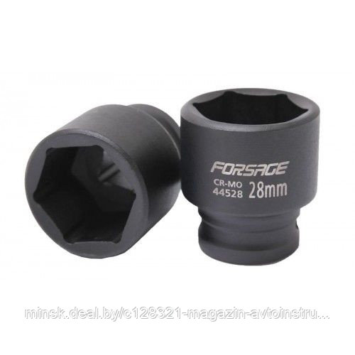 Головка ударная 28мм (6 граней) 1/2" Forsage F-44528