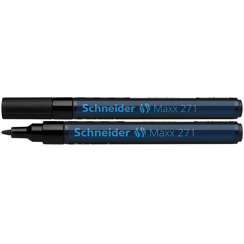 Маркер лаковый перманентный SCHNEIDER Maxx 271 чёрный (цена с НДС)