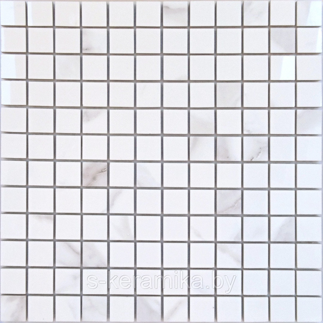 Мозаика из керамогранита Marble Porcelain Calacatta POL 300х300мм - фото 1 - id-p95111213