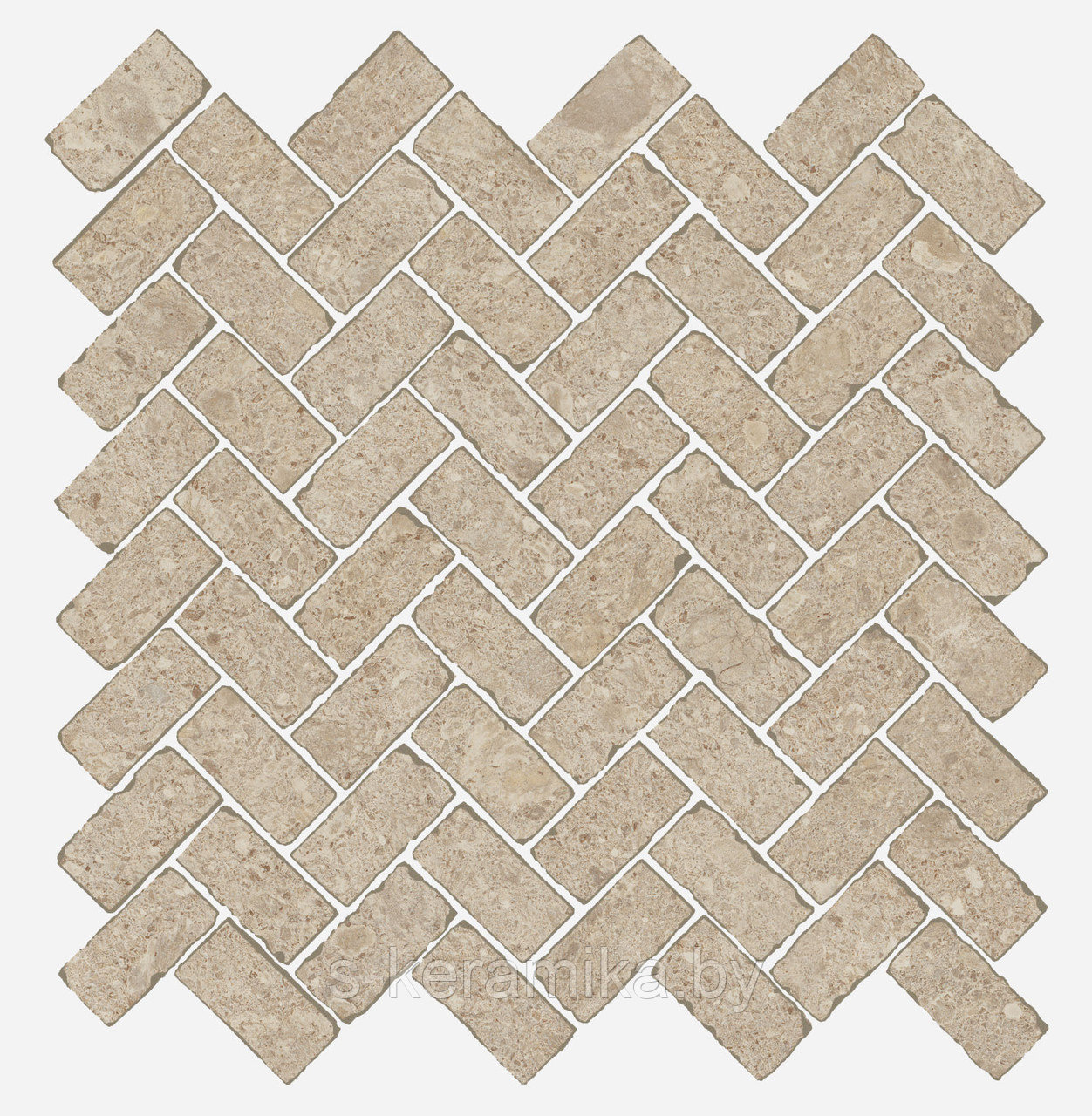 Мозаика из керамогранита Genesis Cream Mosaico Cross 300х300мм