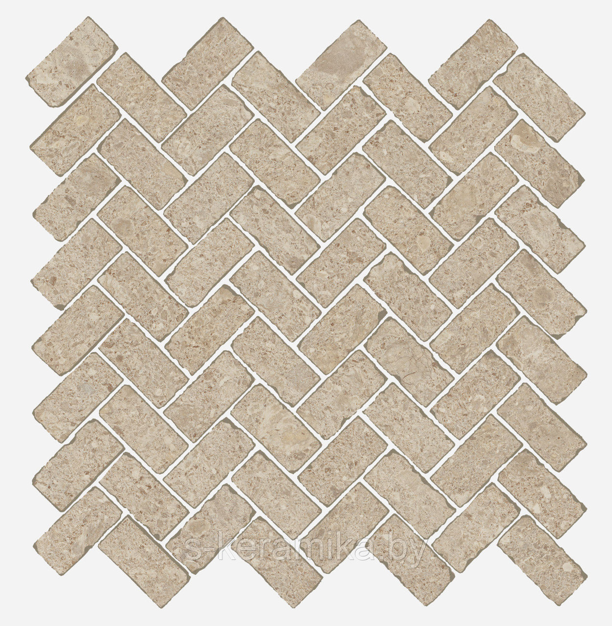 Мозаика из керамогранита Genesis Cream Mosaico Cross 300х300мм - фото 1 - id-p95115179