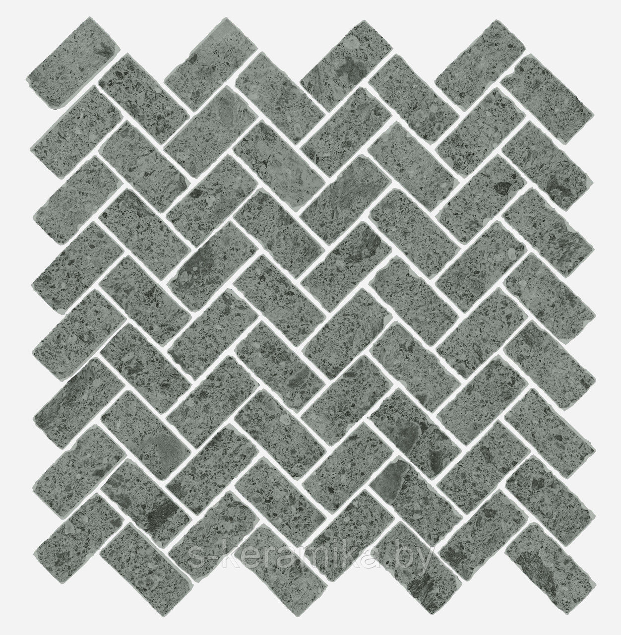 Мозаика из керамогранита Genesis Grey Mosaico Cross 300х300мм