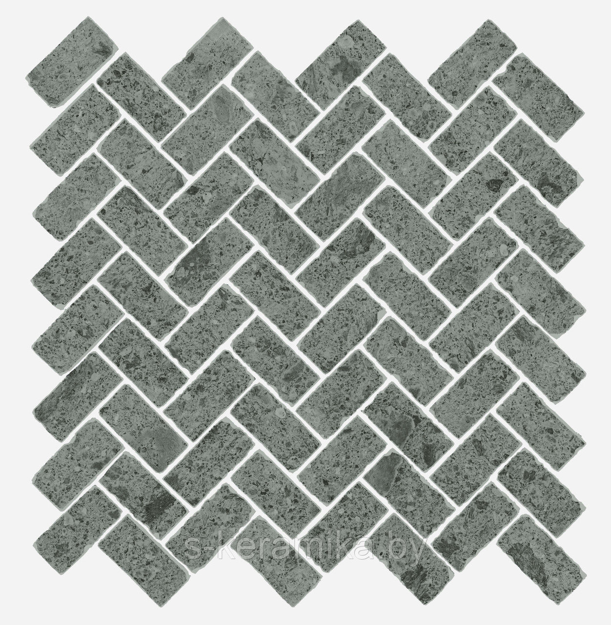 Мозаика из керамогранита Genesis Grey Mosaico Cross 300х300мм - фото 1 - id-p95115203