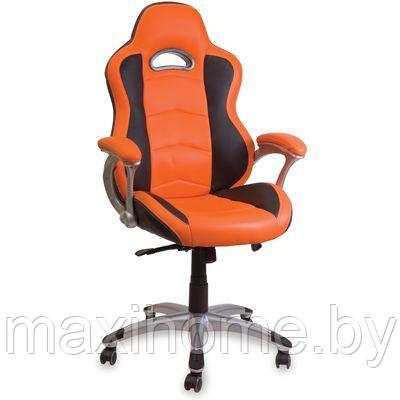 Кресло TYRRELL New ТИРРЕЛЬ нью (эко)  Чёрный / оранжевый