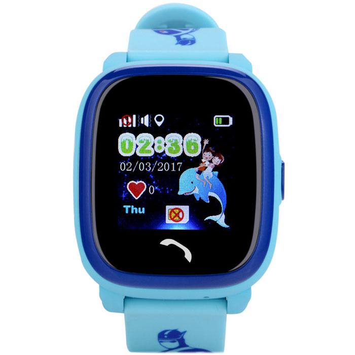 Детские часы с GPS трекером Wonlex GW400S Водонепроницаемые (голубой) - фото 2 - id-p87712622