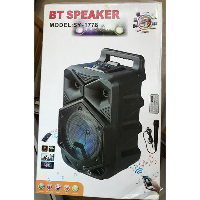 Портативная Bluetooth колонка с микрофоном BT Speaker SY-1778 - фото 1 - id-p95117906