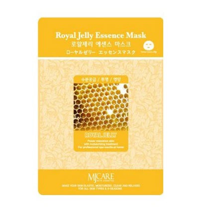 Маска тканевая с маточным молочком Mijin Royal Jelly Essence Mask