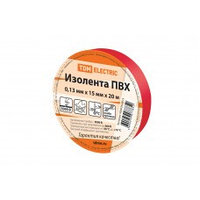 Изолента ПВХ 0,13*15мм Красная 20м TDM