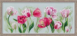 Набор для вышивания крестом «Весенние тюльпаны».