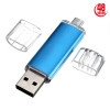 Флешка USB-flash с USB и micro-USB разъемами. - фото 1 - id-p95162957
