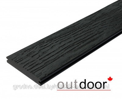 Террасная доска ДПК Outdoor 3D 140*21*2900 мм. полнотелая STORM/OLD WOOD BLACK черная - фото 2 - id-p95162965