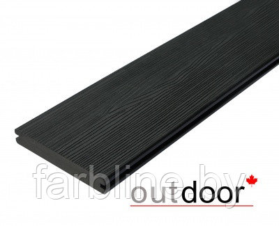 Террасная доска ДПК Outdoor 3D 140*21*2900 мм. полнотелая STORM/OLD WOOD BLACK черная - фото 3 - id-p95162965