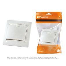 Выключатель 1 кл. с подсветкой 10А белый "Таймыр" TDM