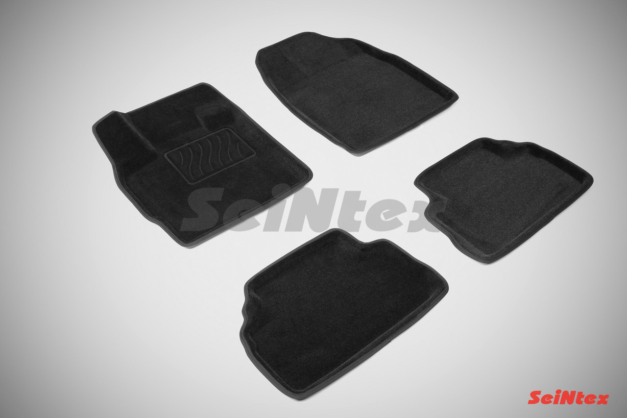 Ворсовые 3D коврики MAZDA CX7 Черный 2007- - фото 1 - id-p95163120
