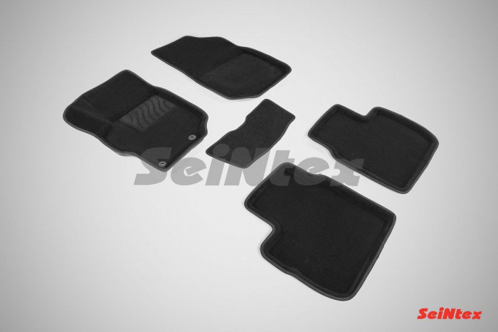 Ворсовые 3D коврики PEUGEOT 301 Черный 2013- - фото 1 - id-p95163144