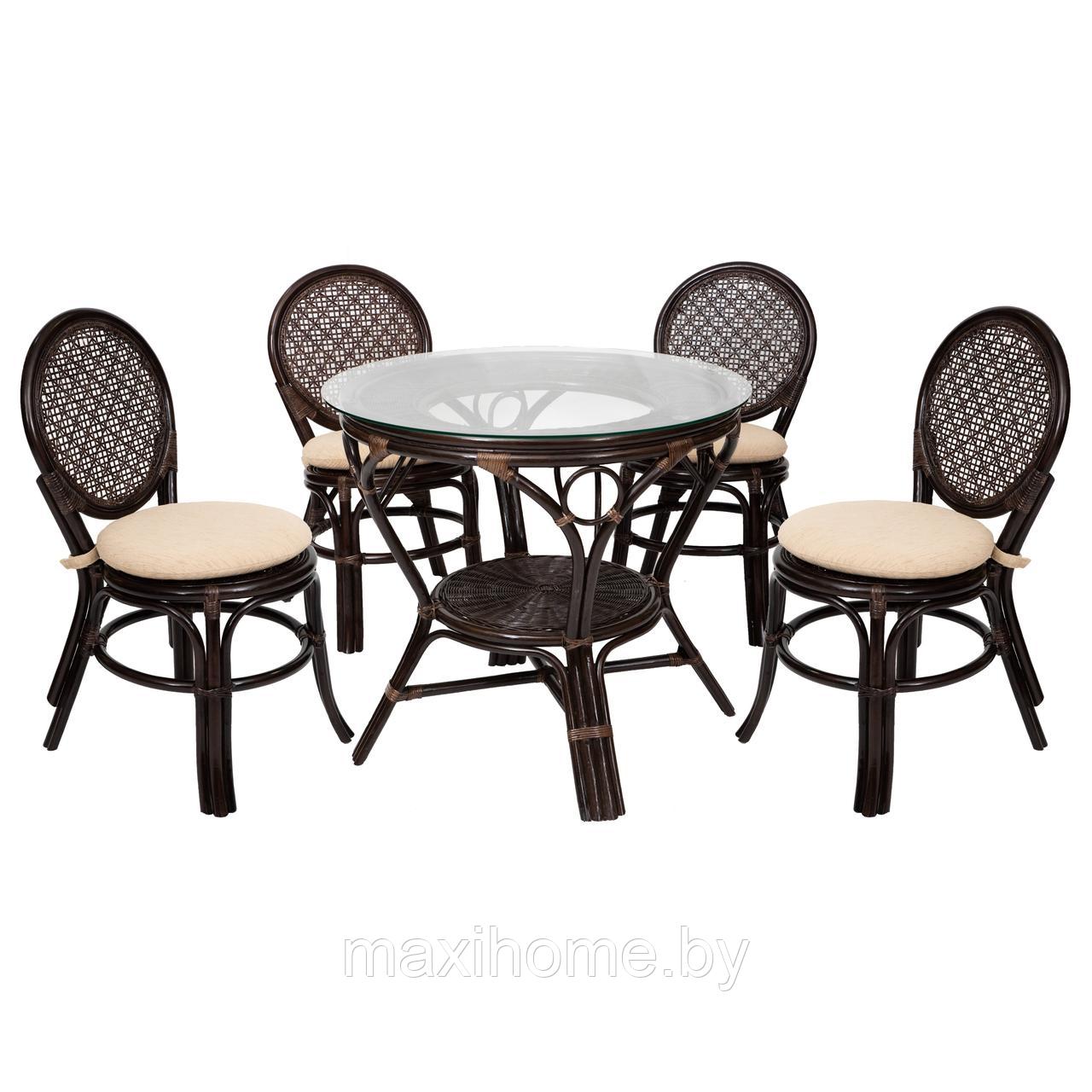 Комплект обеденный стол + 4 стула - фото 4 - id-p95164914