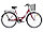 Женский велосипед для города и туризма Aist 28-245 С КОРЗИНОЙ синий, фото 3